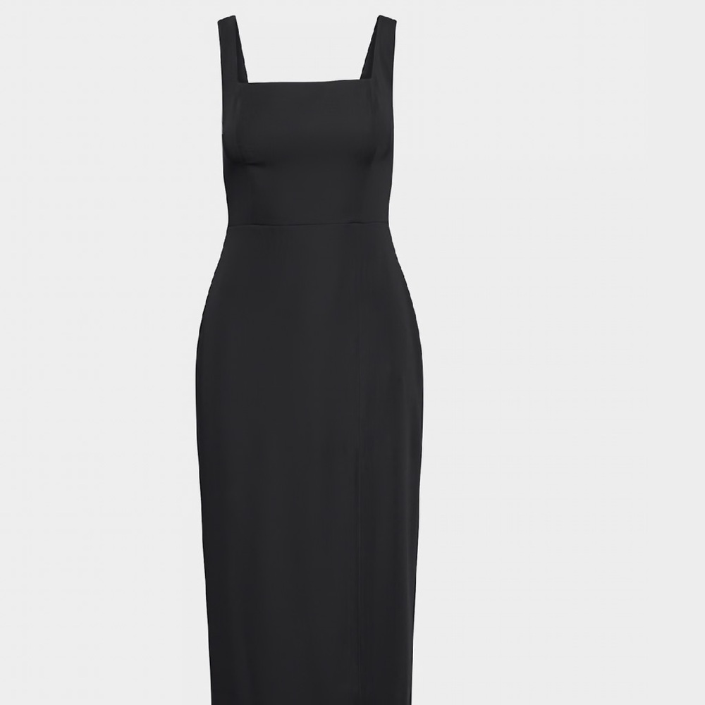 Babaton Classic Black Midi Dress